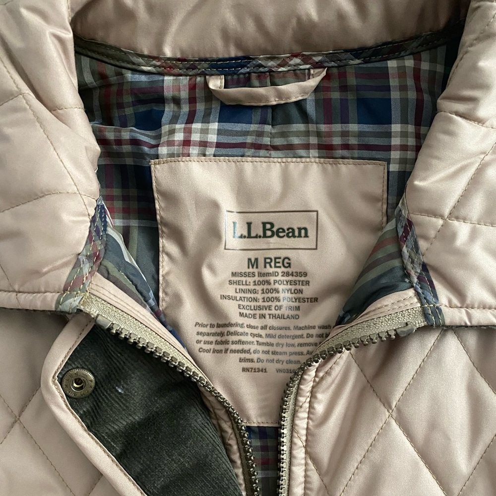 L.L. Bean Quilted Riding Jacket